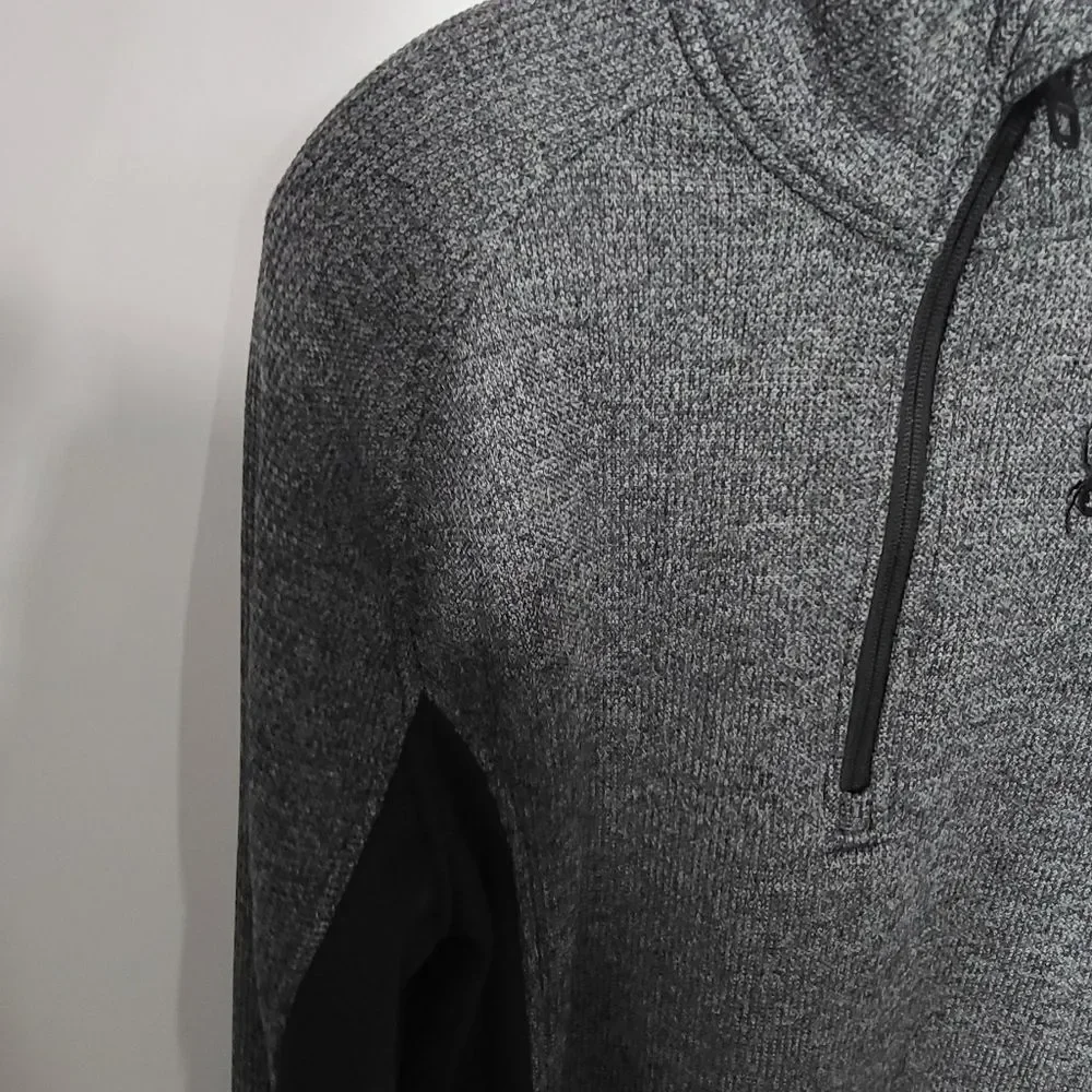 Spyder Men's Gray & Black Pullover Sweater